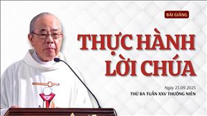 Thực hành Lời Chúa - Lm Rôcô Nguyễn Duy | Thứ Ba tuần XXV Thường niên
