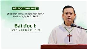 Bài đọc I: Is 9, 1- 4 (Hr 8, 23b – 9, 3) | CN III TN năm A