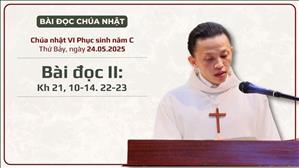 Bài đọc II: Kh 21, 10-14. 22-23 - CN VI PS năm C