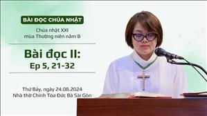 Bài đọc II: Ep 5, 21-32 - CN XXI TN năm B