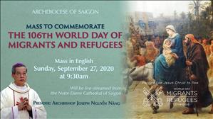 World Day of Migrants and Refugees on 26th Sunday in Ordinary Time, Sep 27 2020