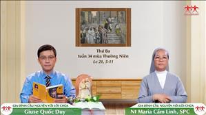 Đền Thờ Mới Và Đích Thực - Thứ Ba tuần XXXIV Thường niên (Lc 21, 5-11)