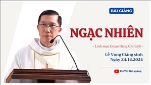 Ngạc nhiên - Lm Giuse Đặng Chí Lĩnh | Lễ Vọng Giáng sinh