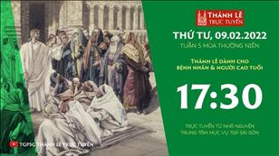 TGPSG Thánh Lễ trực tuyến 9-2-2022: Thứ Tư tuần 5 TN lúc 17:30 tại Trung tâm Mục vụ TPG Sài Gòn