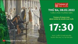 TGPSG Thánh Lễ trực tuyến 8-2-2022: Thứ Ba tuần 5 TN lúc 17:30 tại Trung tâm Mục vụ TPG Sài Gòn