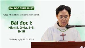 Bài đọc I: Nkm 8, 2-4a. 5-6. 8-10 - CN III TN năm C