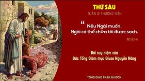 Suy niệm Lời Chúa: Thứ Sáu tuần 12 Thường niên (Mt 8,1-4) - Đức TGM Giuse Nguyễn Năng