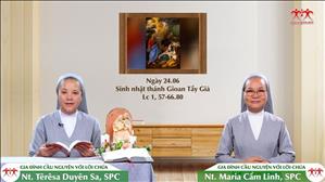  Kế hoạch của Thiên Chúa - Sinh nhật GB Tẩy Giả | Gia Đình Cầu Nguyện Với Lời Chúa