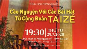 Cầu nguyện với các bài hát từ Cộng đoàn Taizé lúc 19g30 thứ Tư ngày 29-7-2020