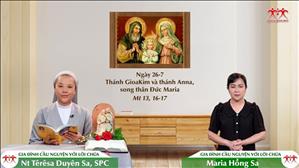 Phúc - Thánh GioaKim và thánh Anna, song thân Đức Maria (Mt 13, 16-17)