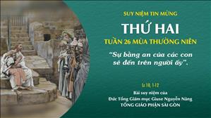 TGP Sài Gòn - Suy niệm Tin mừng: Thứ Hai tuần 26 mùa Thường niên (Lc 9, 46-50)