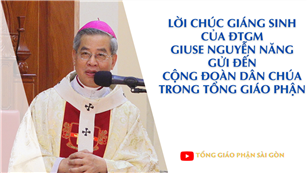 ĐTGM Giuse Nguyễn Năng chúc mừng Giáng Sinh 2022