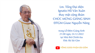 Lời chúc Giáng sinh & năm mới đến ĐTGM Giuse Nguyễn Năng