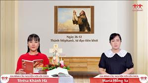 Bước theo Đức Kitô - Thánh Stêphanô, tử đạo tiên khởi | Gia đình cầu nguyện với Lời Chúa