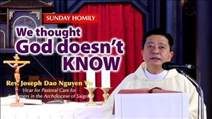 We thought God doesn't know - Fr. Joseph Dao Nguyen Vu - Sunday Homily (Apr 26, 2020)