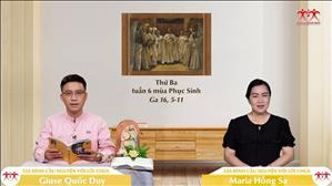Cảm Thức Về Tội - Thứ Ba tuần VI Phục sinh (Ga 16, 5-11)