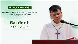 Bài đọc I: St 18, 20-32 | CN XVII TN năm C