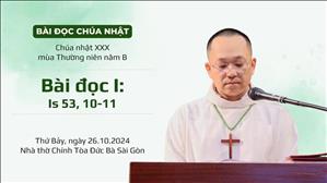 Bài đọc I: Gr 31, 7-9 - CN XXX TN năm B