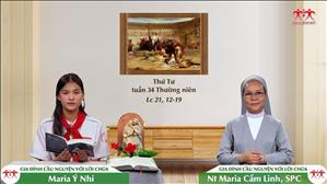 Vững tin nơi Chúa - Thứ Tư tuần XXXIV Thường niên (Lc 21, 12-19)