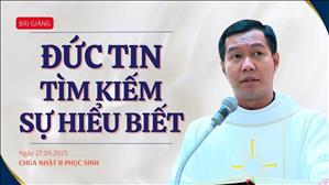 Đức tin tìm kiếm sự hiểu biết - Lm Phêrô Đỗ Khắc Minh Khoa