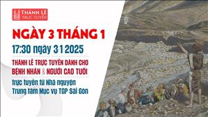 Danh Thánh Chúa Giêsu | 17:30 Thứ Sáu 3-1-2025 | TTMV TGPSG