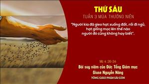 TGP Sài Gòn - Suy niệm Tin mừng ngày 29-1-2021: Thứ Sáu tuần 3 mùa Thường niên - ĐTGM Giuse Nguyễn Năng