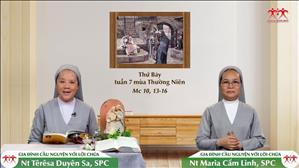 Chìa Khoá Nước Trời - Thứ Bảy tuần VII Thường niên (Mc 10, 13-16)