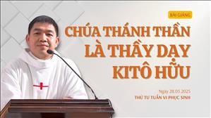 Chúa Thánh Thần là Thầy dạy Kitô hữu - Lm Phêrô Phạm Kim Quyền, MI | Thứ Tư tuần VI Phục sinh