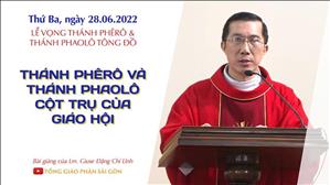 TGPSG Bài giảng: Chúa nhật 15 mùa Thường niên năm C ngày 10-7-2022 tại Nhà nguyện Trung tâm Mục vụ TGP Sài Gòn