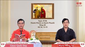 Vâng phục huấn quyền - Thánh Phêrô và Phaolô | GIA ĐÌNH CẦU NGUYỆN VỚI LỜI CHÚA
