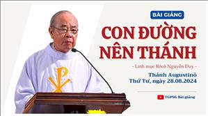 Con đường nên thánh - Lm Rôcô Nguyễn Duy | Thứ Tư tuần XXI TN