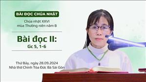 Bài đọc II: Gc 5, 1-6 - CN XXVI TN năm B