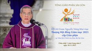 ĐTGM Giuse Nguyễn Năng khai mạc Thượng Hội đồng Giám mục năm 2023 cấp Giáo phận