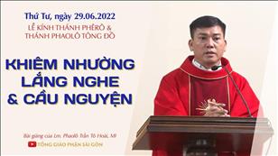 TGPSG Bài giảng: Thánh Phêrô và thánh Phaolô Tông đồ ngày 29-6-2022 tại Nhà nguyện Trung tâm Mục vụ TGP Sài Gòn