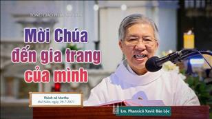 TGP Sài Gòn trực tuyến 29-7-2021: Thánh nữ Martha lúc 5:30 tại Nhà thờ Chính tòa Đức Bà