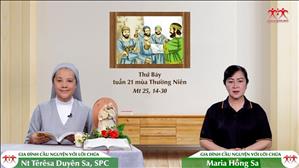Mỗi Người Một Nén Bạc - Thứ Bảy tuần XXI Thường niên (Mt 25, 14-30)