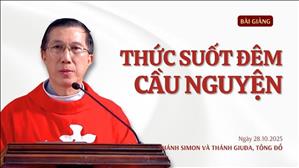 Thức suốt đêm cầu nguyện - Lm Giuse Đặng Chí Lĩnh | Thánh Simon và thánh Giuđa, Tông đồ