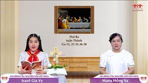 Tôn vinh Thiên Chúa - Thứ Ba tuần thánh | Gia đình cầu nguyện với Lời Chúa