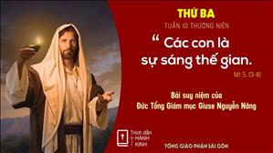 Suy niệm Lời Chúa: Thứ Ba tuần 10 Thường niên - Đức TGM Giuse Nguyễn Năng