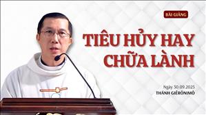 Tiêu hủy hay chữa lành - Lm Giuse Đặng Chí Lĩnh | Thứ Ba tuần XXVI Thường niên