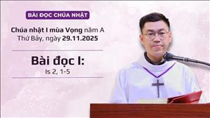 Bài đọc I: Is 2, 1-5 | CN I MV năm A
