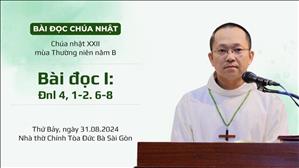 Bài đọc I: Đnl 4, 1-2. 6-8 - CN XXII TN năm B