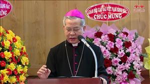 Đức TGM Giuse Nguyễn Năng phát biểu khai mạc Hội ngộ Liên Tôn XV
