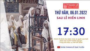 TGPSG Thánh Lễ trực tuyến 6-1-2022: Thứ Năm sau lễ Hiển Linh lúc 17:30 tại Trung tâm Mục vụ TPG Sài Gòn