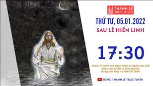 TGPSG Thánh Lễ trực tuyến 5-1-2022: Thứ Tư sau lễ Hiển Linh lúc 17:30 tại Trung tâm Mục vụ TPG Sài Gòn